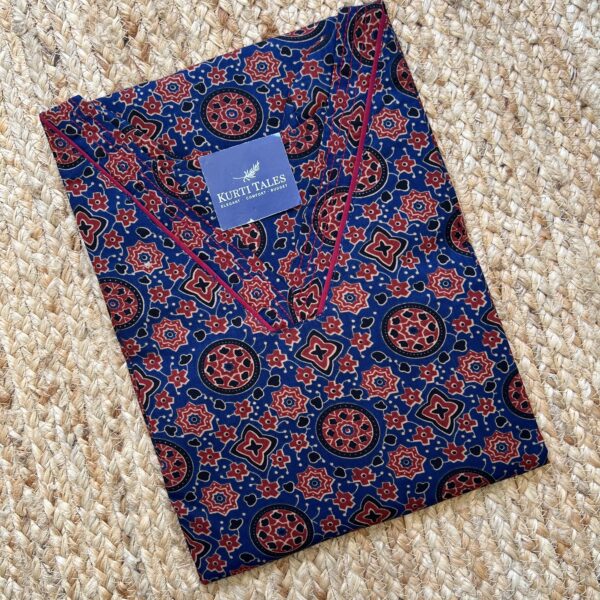 Women's Cotton Straight Kurti with Lining