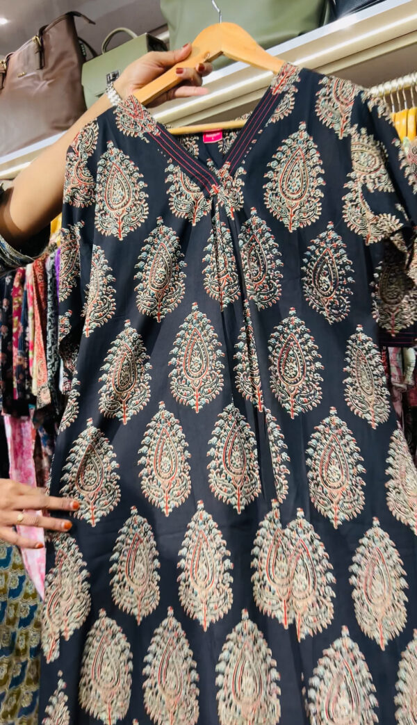 Women's Cotton Aline Kurti - Image 2