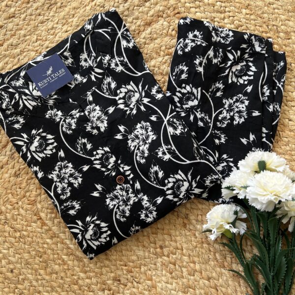 Women's Aline Cotton Kurti & Pant Set
