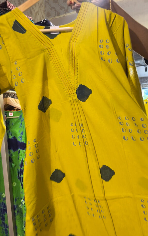 Women's Aline Cotton Kurti Pant Set - Image 2