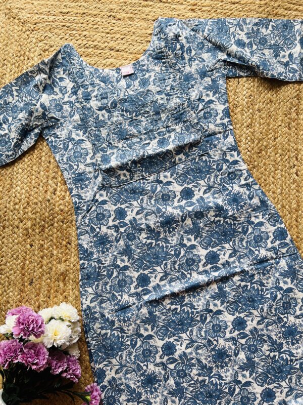 Women's Cotton Straight Kurti with lining - Image 3