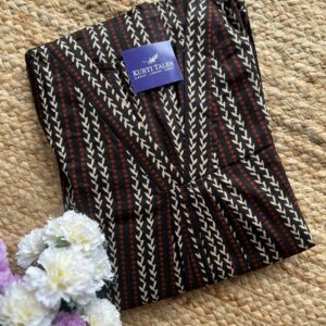 Women's Cotton Aline Pleated Kurti without Lining