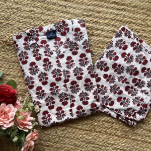 Women's Cotton Aline Cord-set