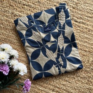 Women's Cotton Aline Pleated Kurti