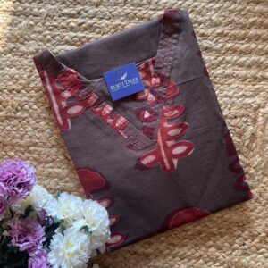 Women's Cotton Straight Kurti without lining