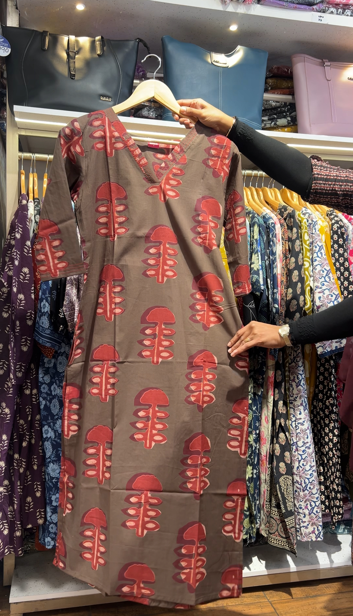 Women's Cotton Straight Kurti without lining - Image 2