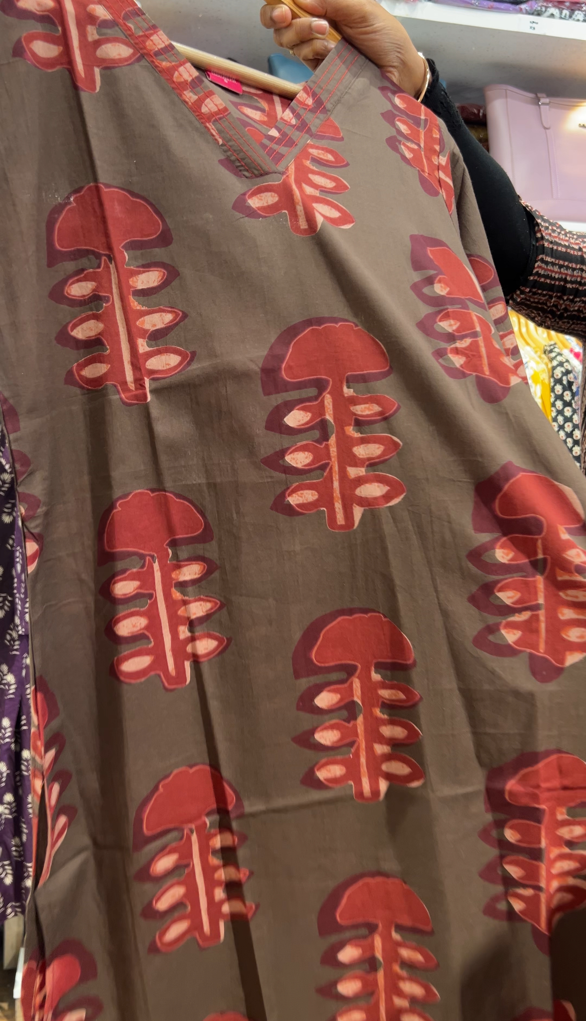 Women's Cotton Straight Kurti without lining - Image 3