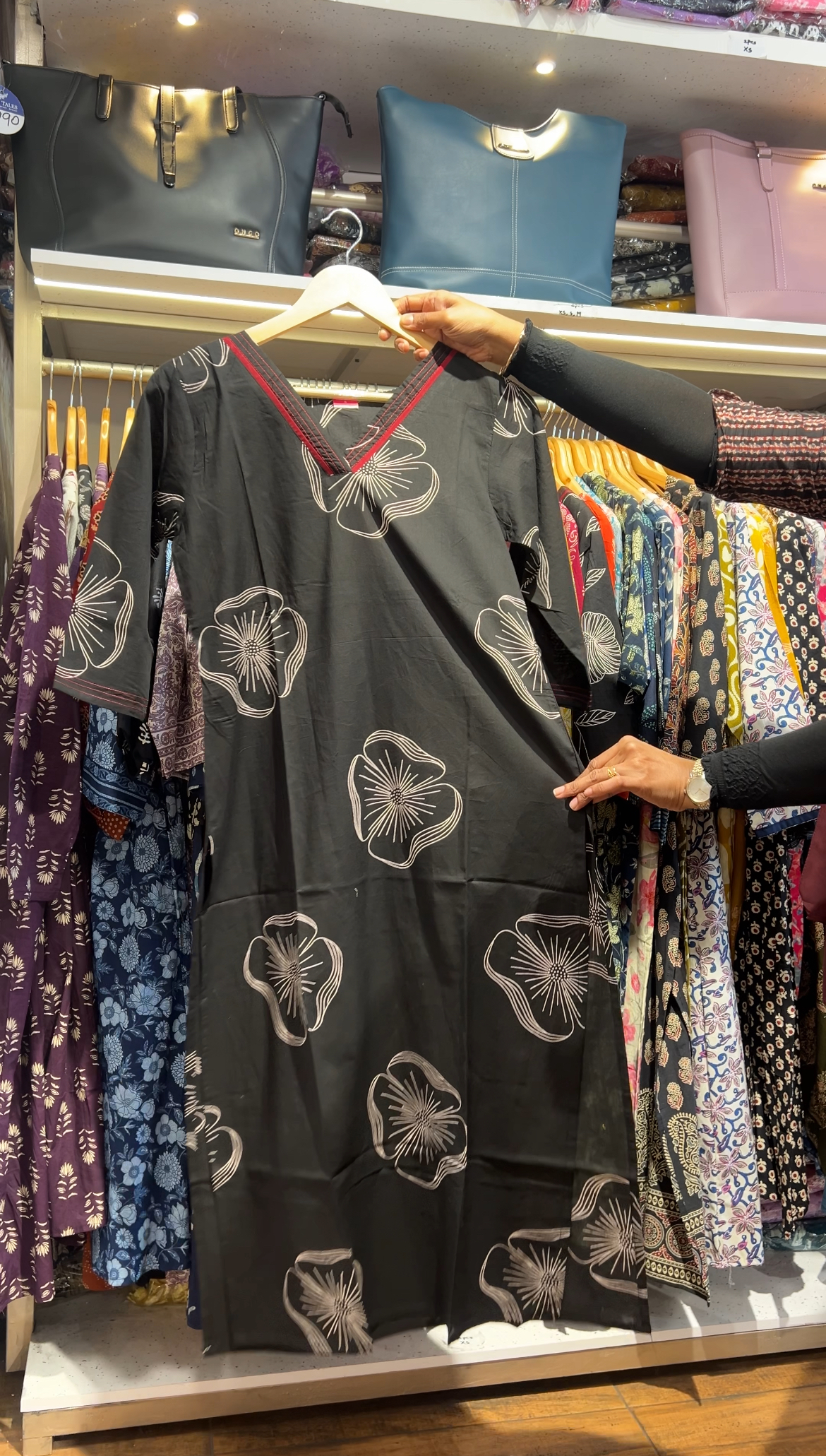 Women's Cotton Straight Kurti without lining - Image 2