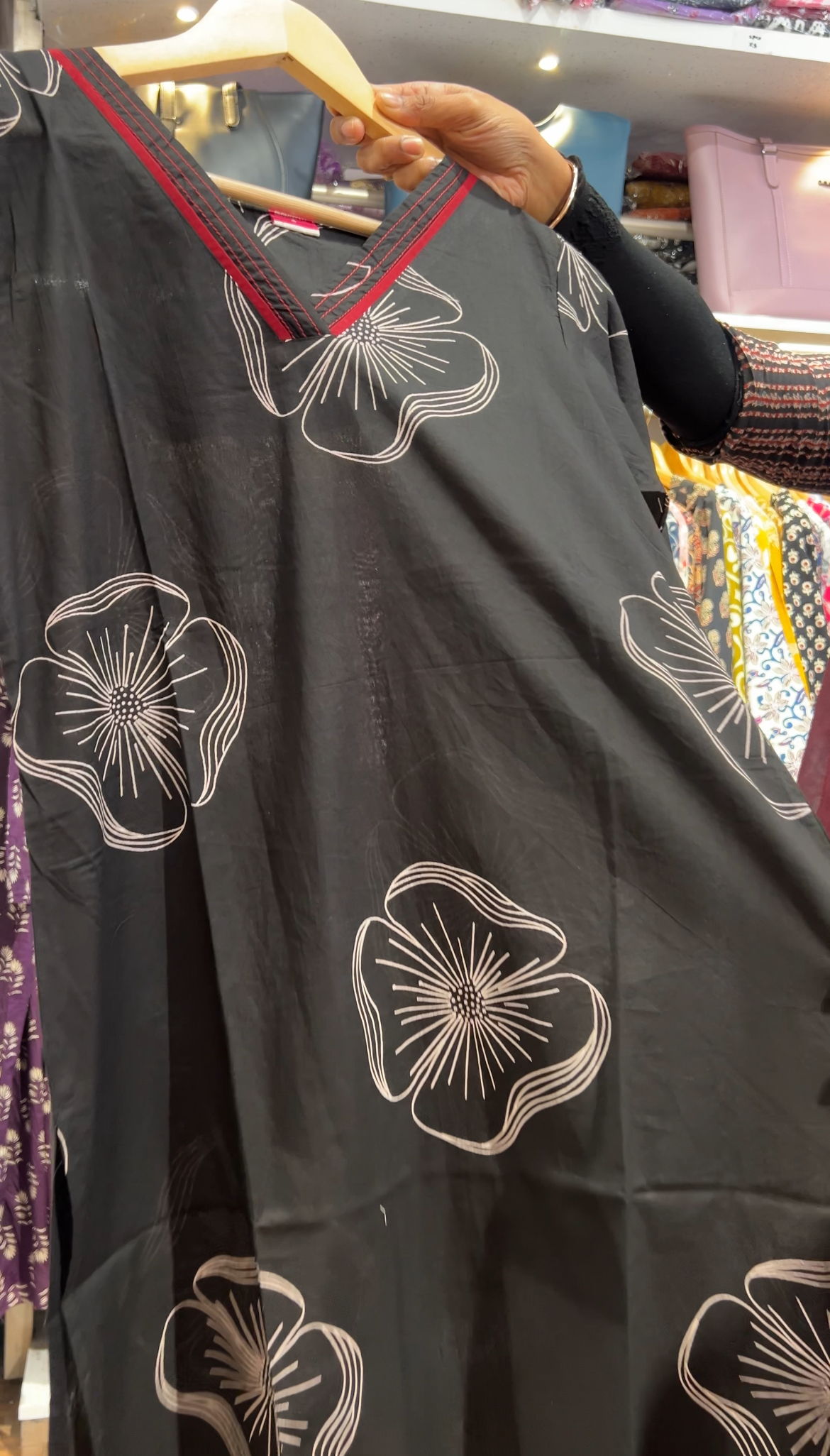 Women's Cotton Straight Kurti without lining - Image 3