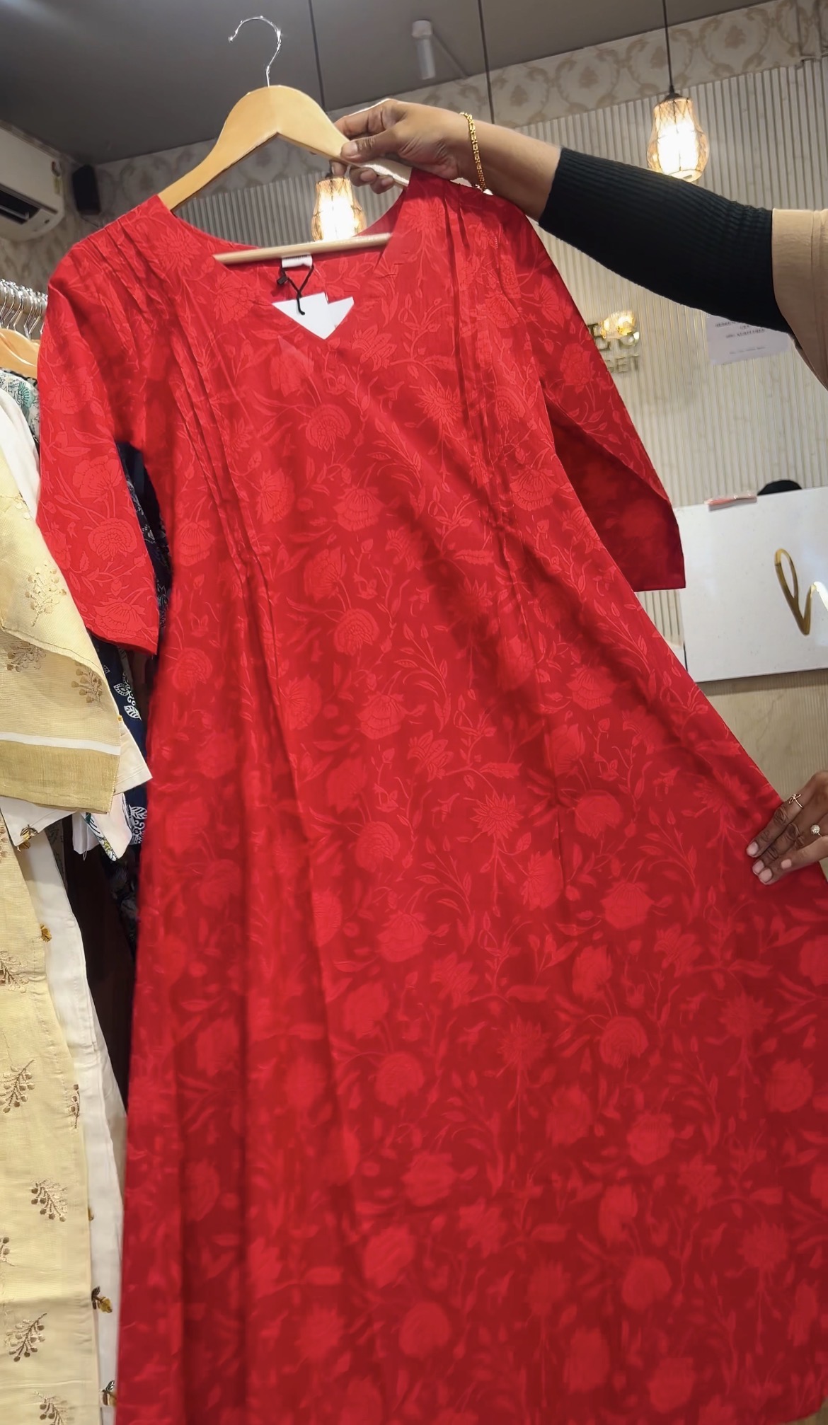 Women's Cotton Aline Kurti - Image 2