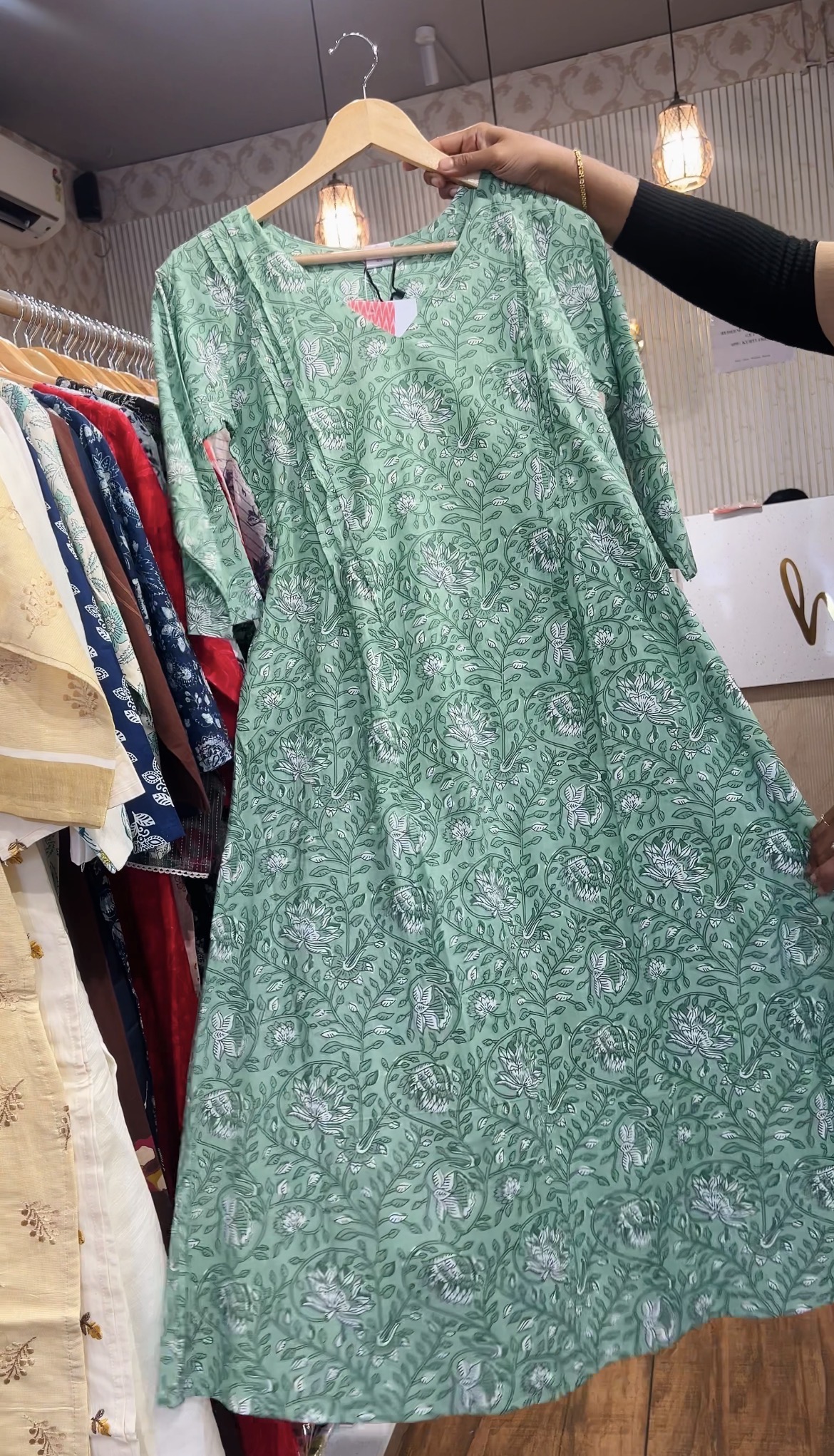 Women's Cotton Aline Kurti - Image 2