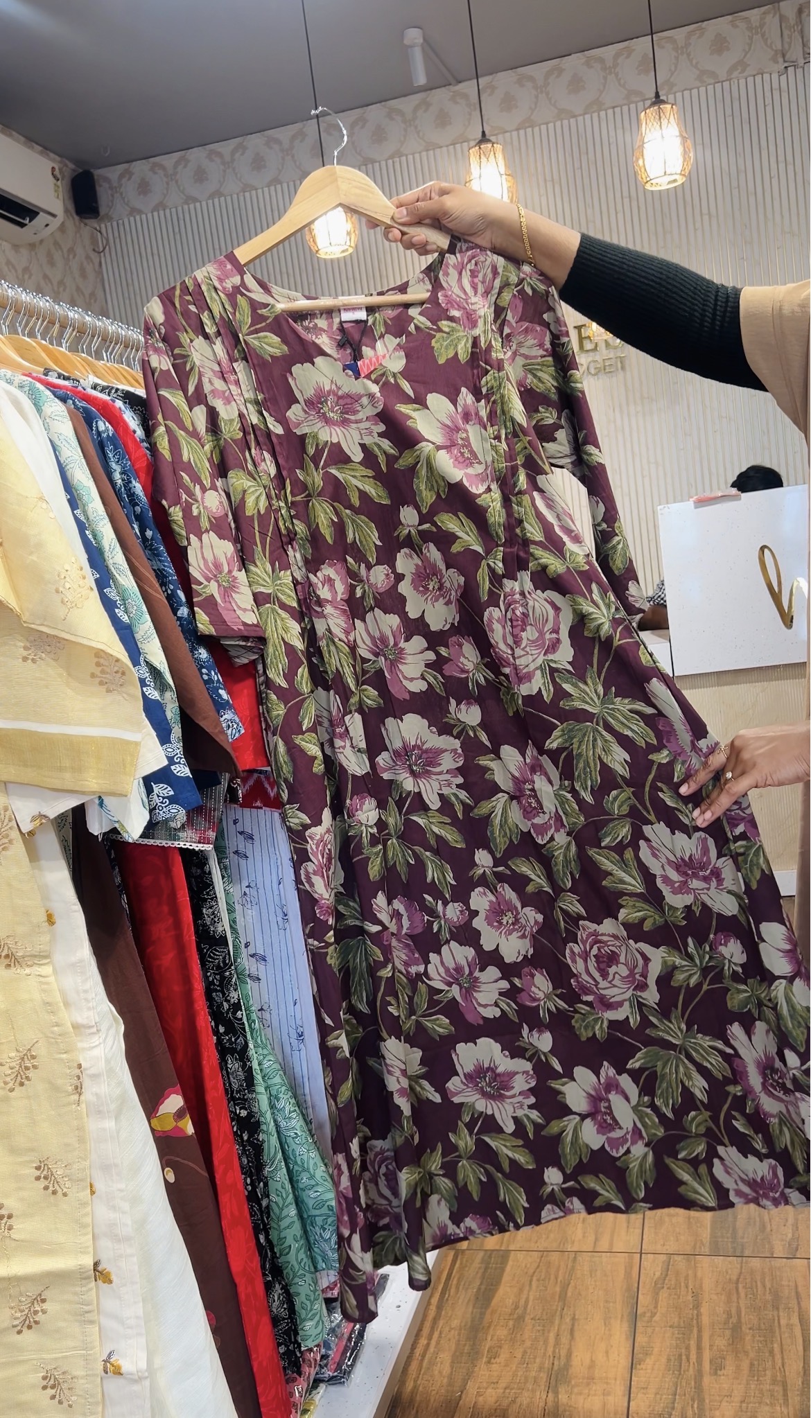 Women's Cotton Aline Kurti - Image 2