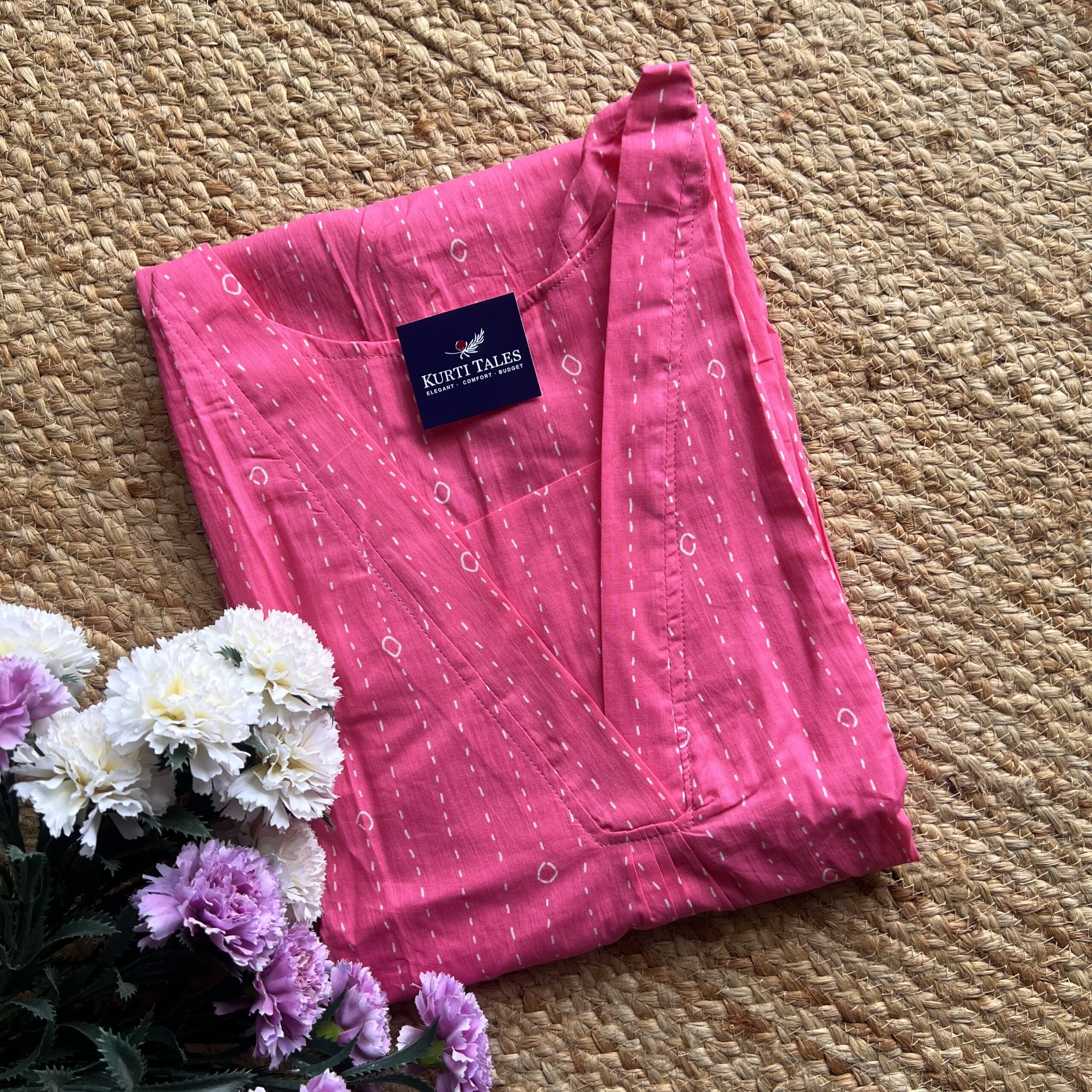 Women's Cotton Aline Kurti